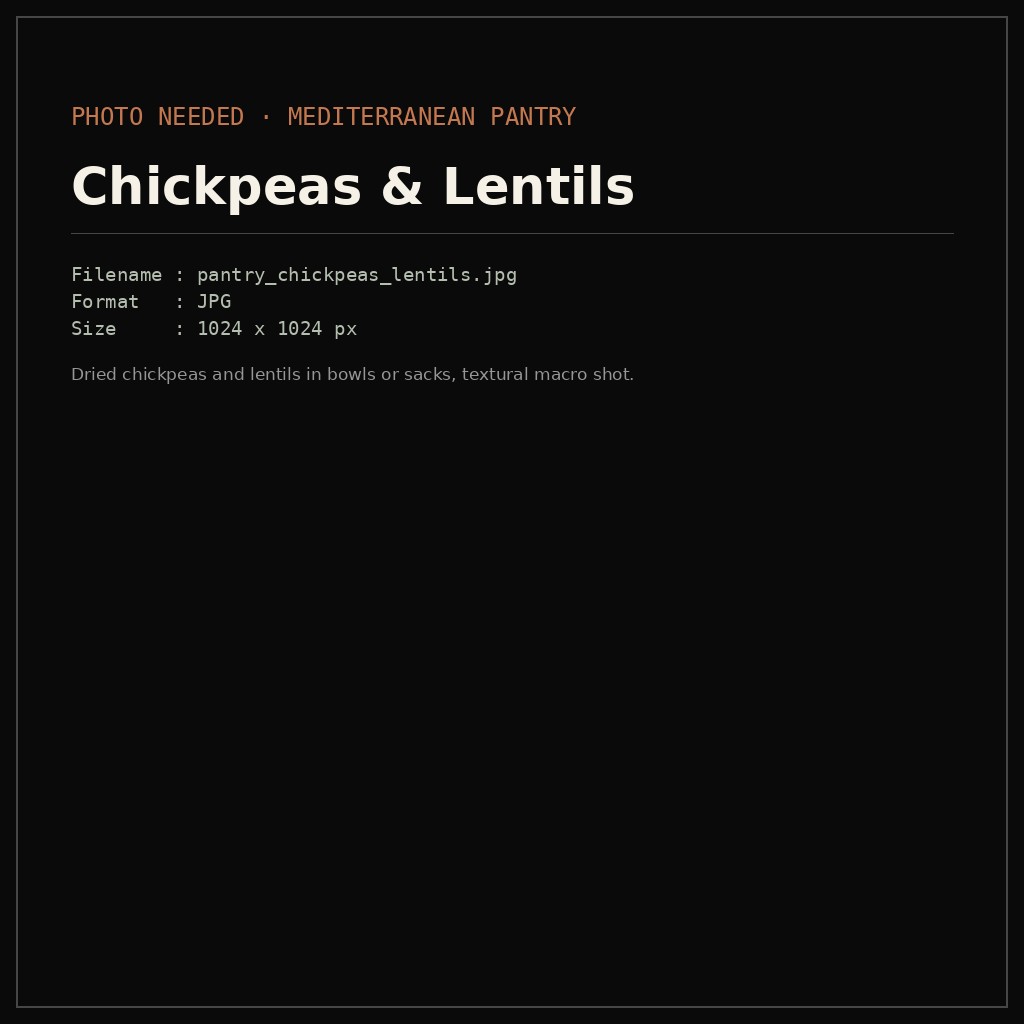 Dried chickpeas and lentils in bowls or sacks, textural macro shot.